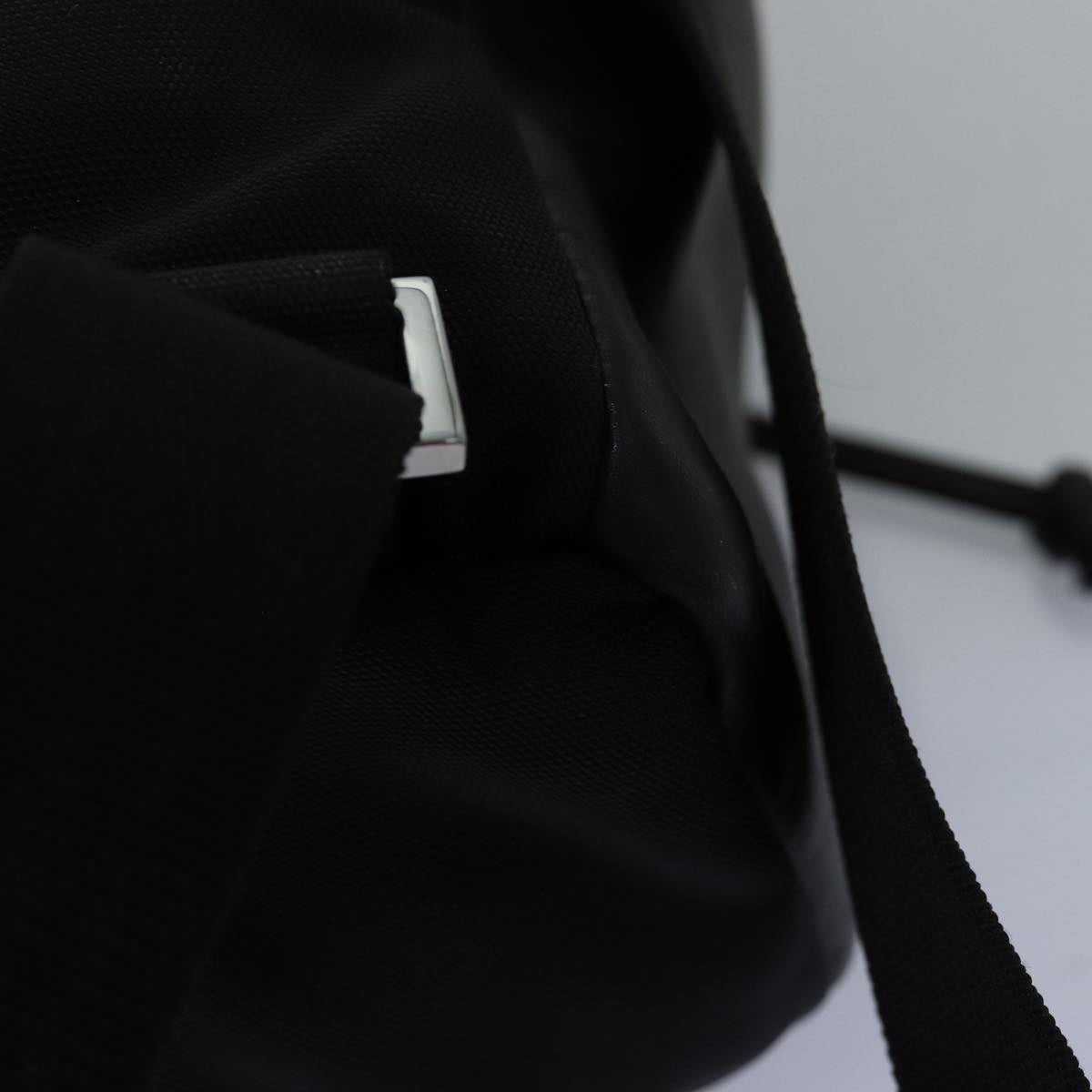 GUCCI Backpack Nylon Leather Black 003 0233 74876