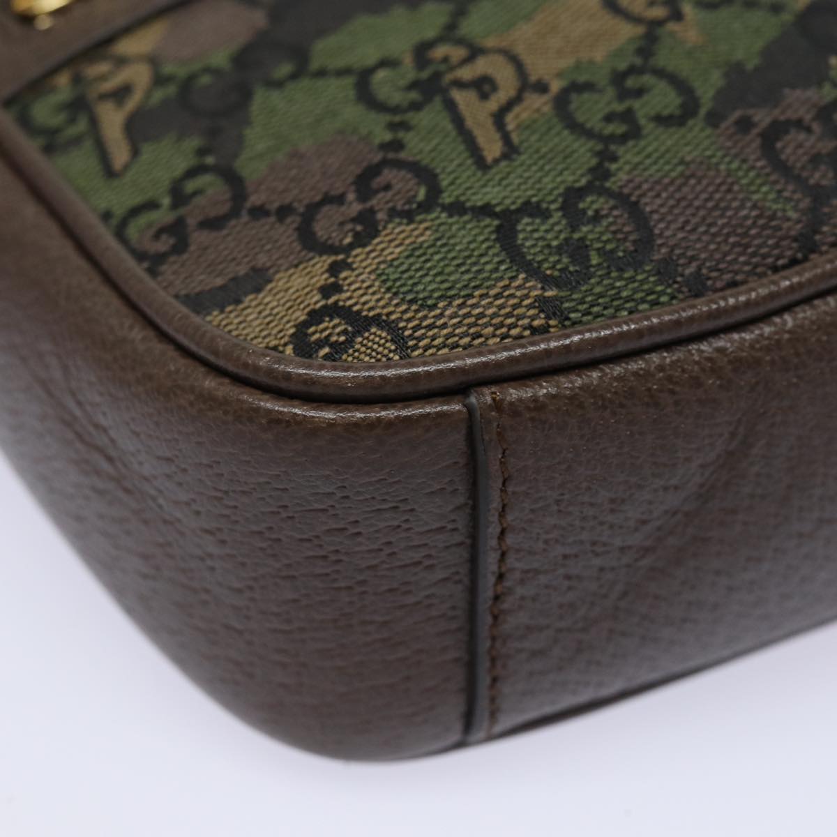 GUCCI GG Canvas Web Sherry Line GUCCIxPALACE Bag Camouflage 723142 74880S