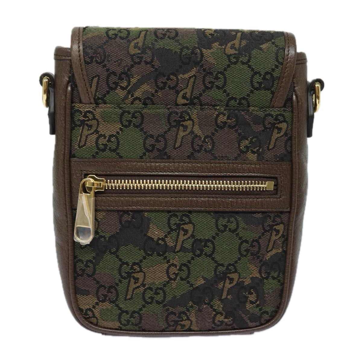 GUCCI GG Canvas Web Sherry Line GUCCIxPALACE Bag Camouflage 723142 74880S