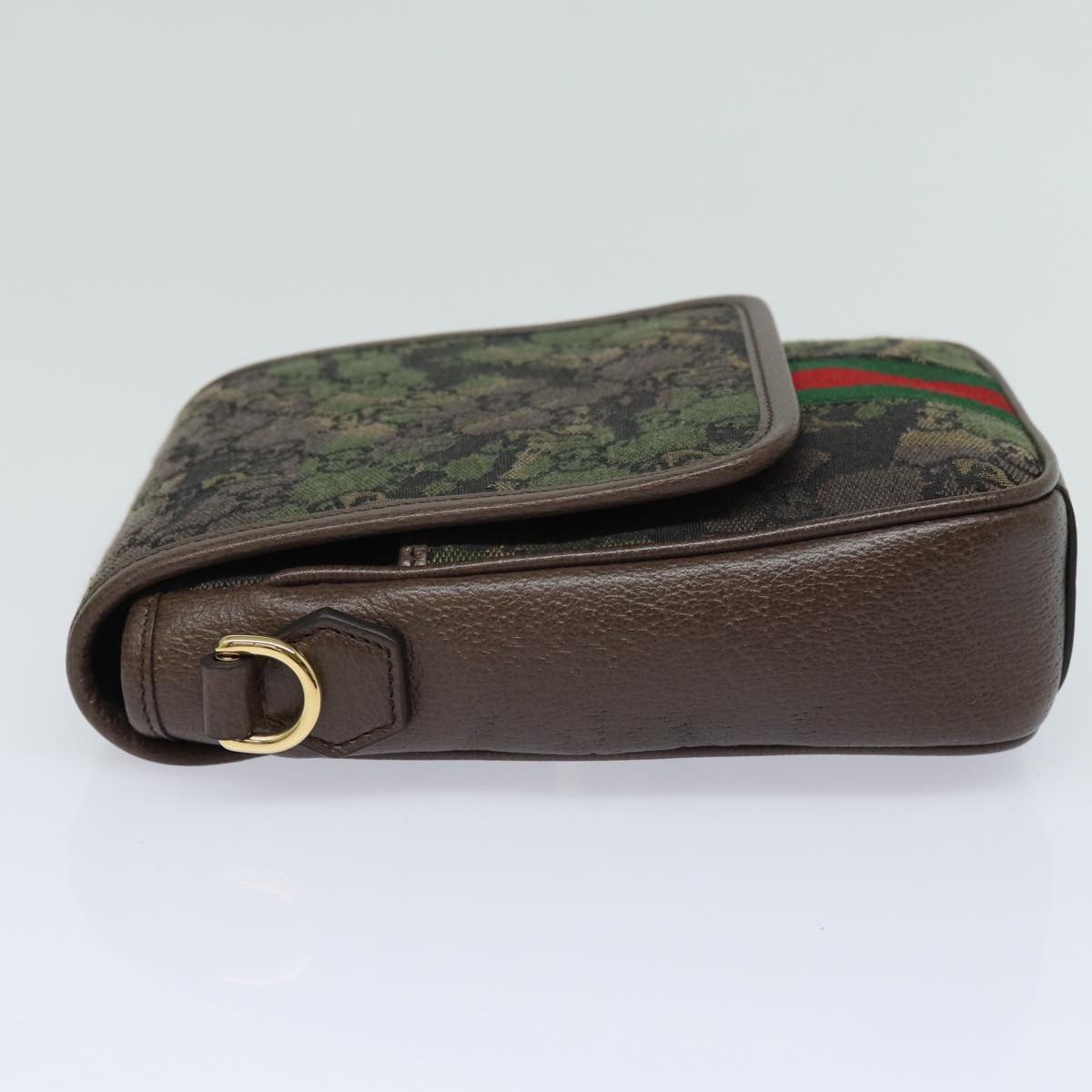 GUCCI GG Canvas Web Sherry Line GUCCIxPALACE Bag Camouflage 723142 74880S