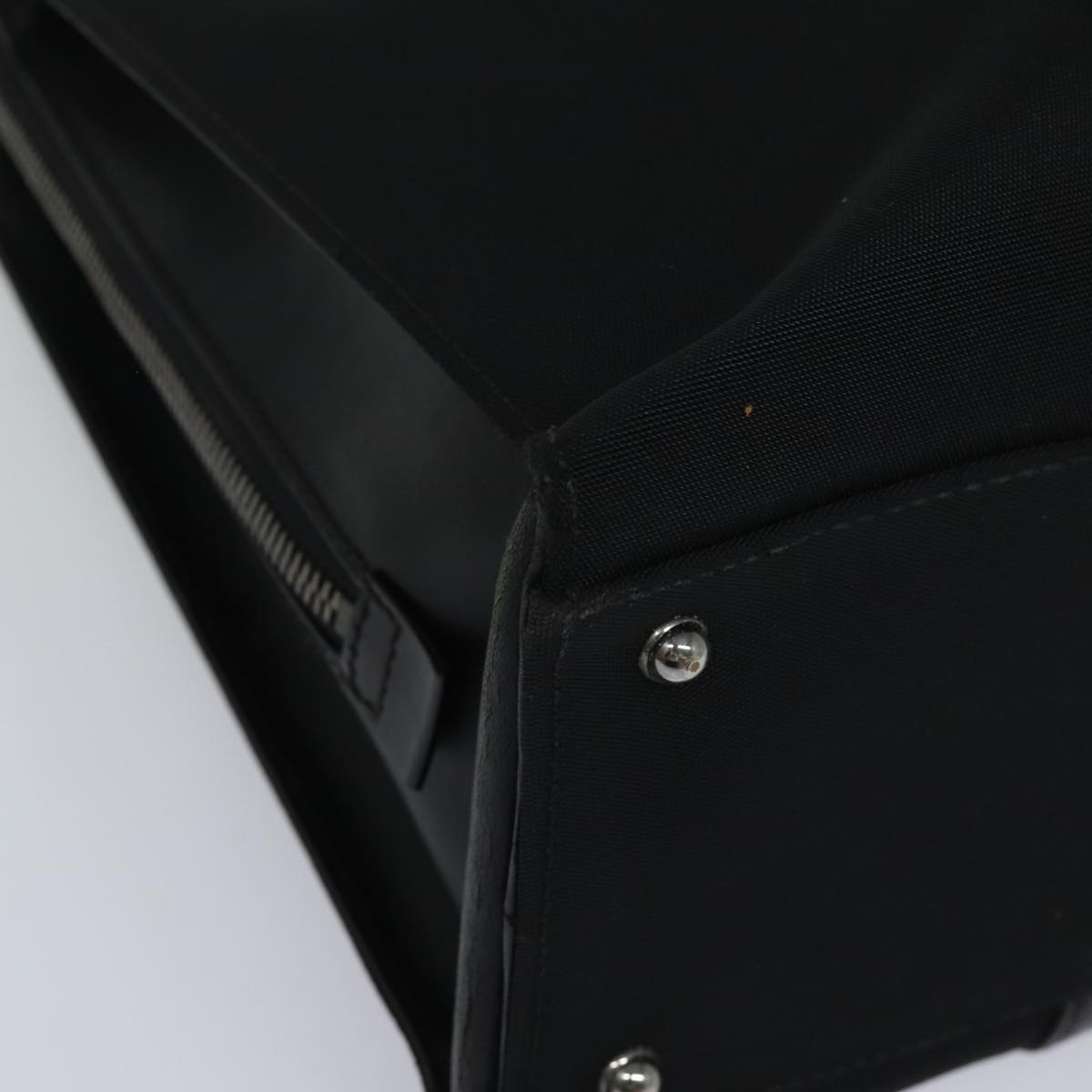 GUCCI Hand Bag Canvas Black 114262 74889
