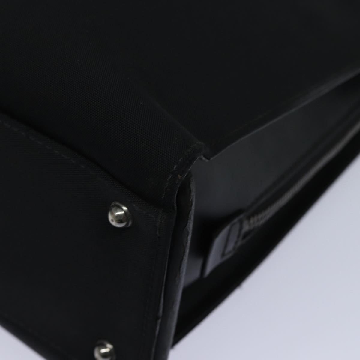 GUCCI Hand Bag Canvas Black 114262 74889