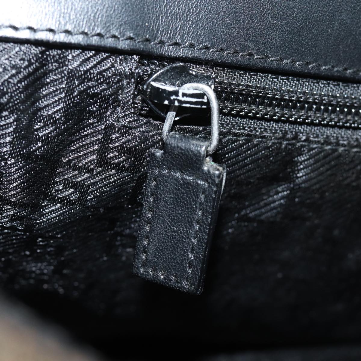 GUCCI Hand Bag Canvas Black 114262 74889