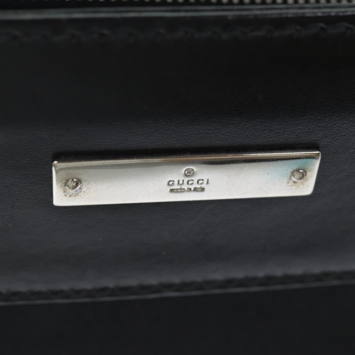 GUCCI Business Bag Canvas 2way Black 74974