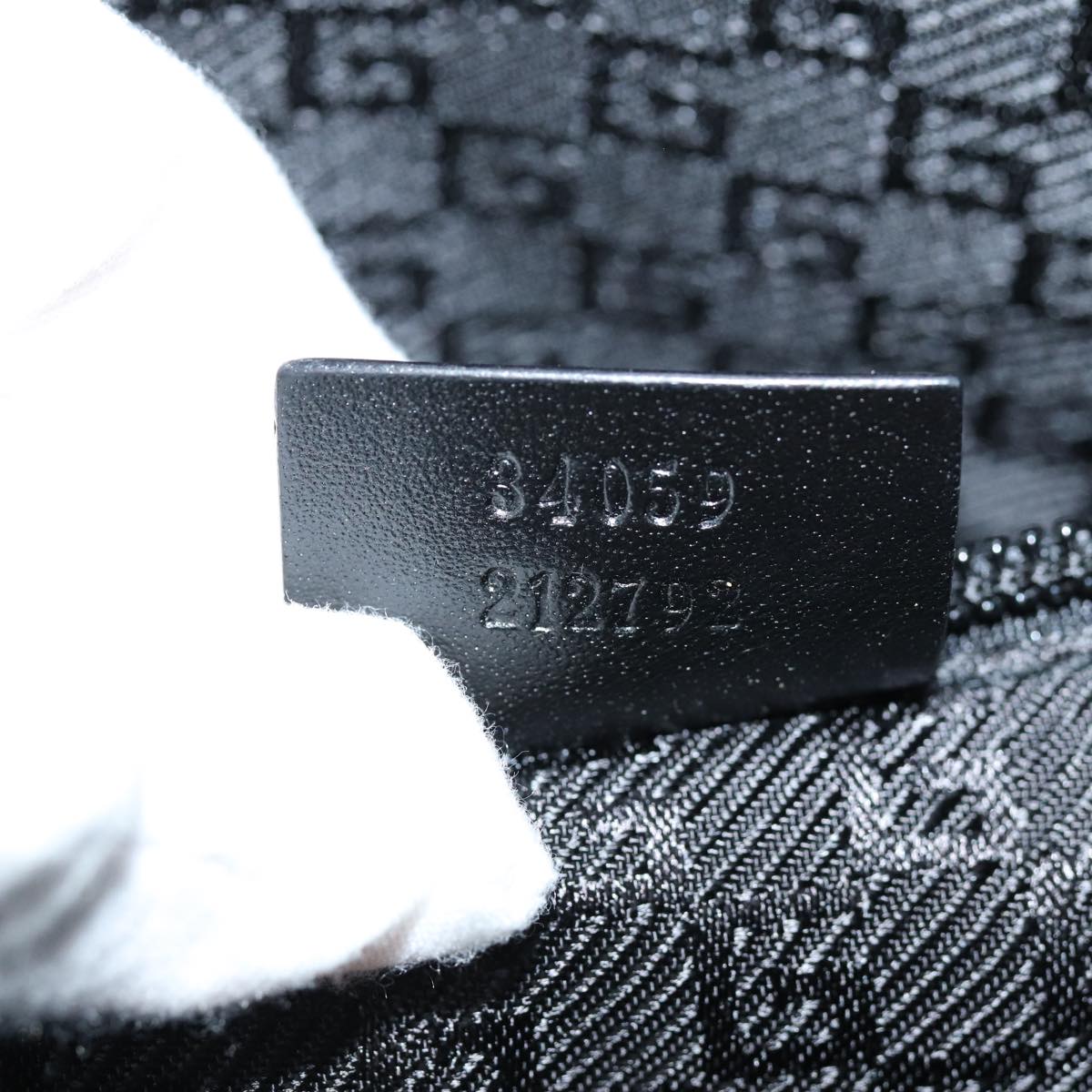GUCCI Business Bag Canvas 2way Black 74974
