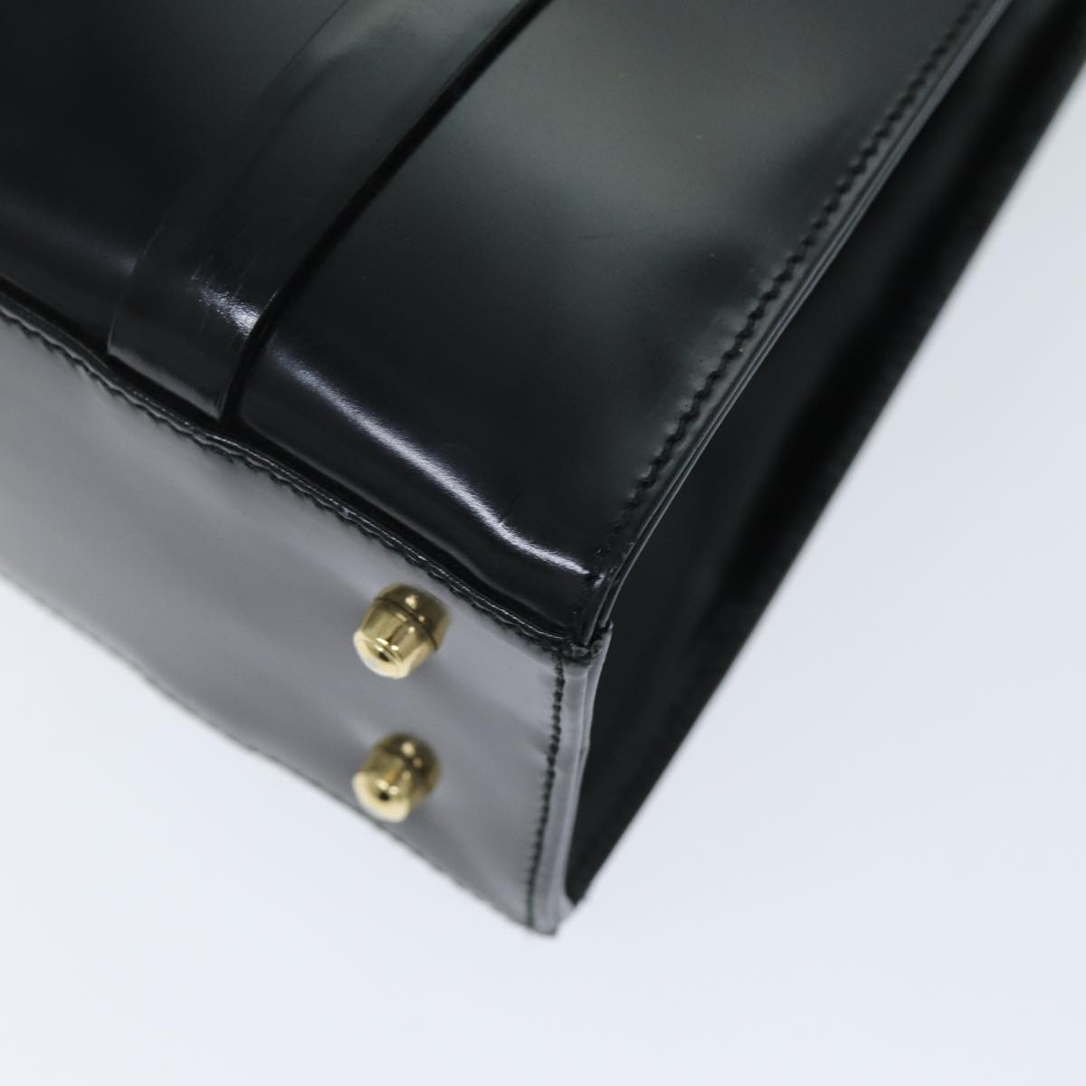 GUCCI Shoulder Bag patent Black 001 1781 1735 74975