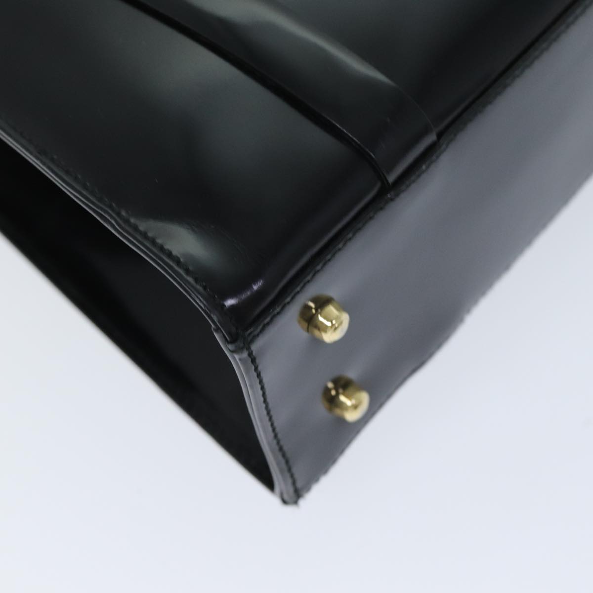 GUCCI Shoulder Bag patent Black 001 1781 1735 74975