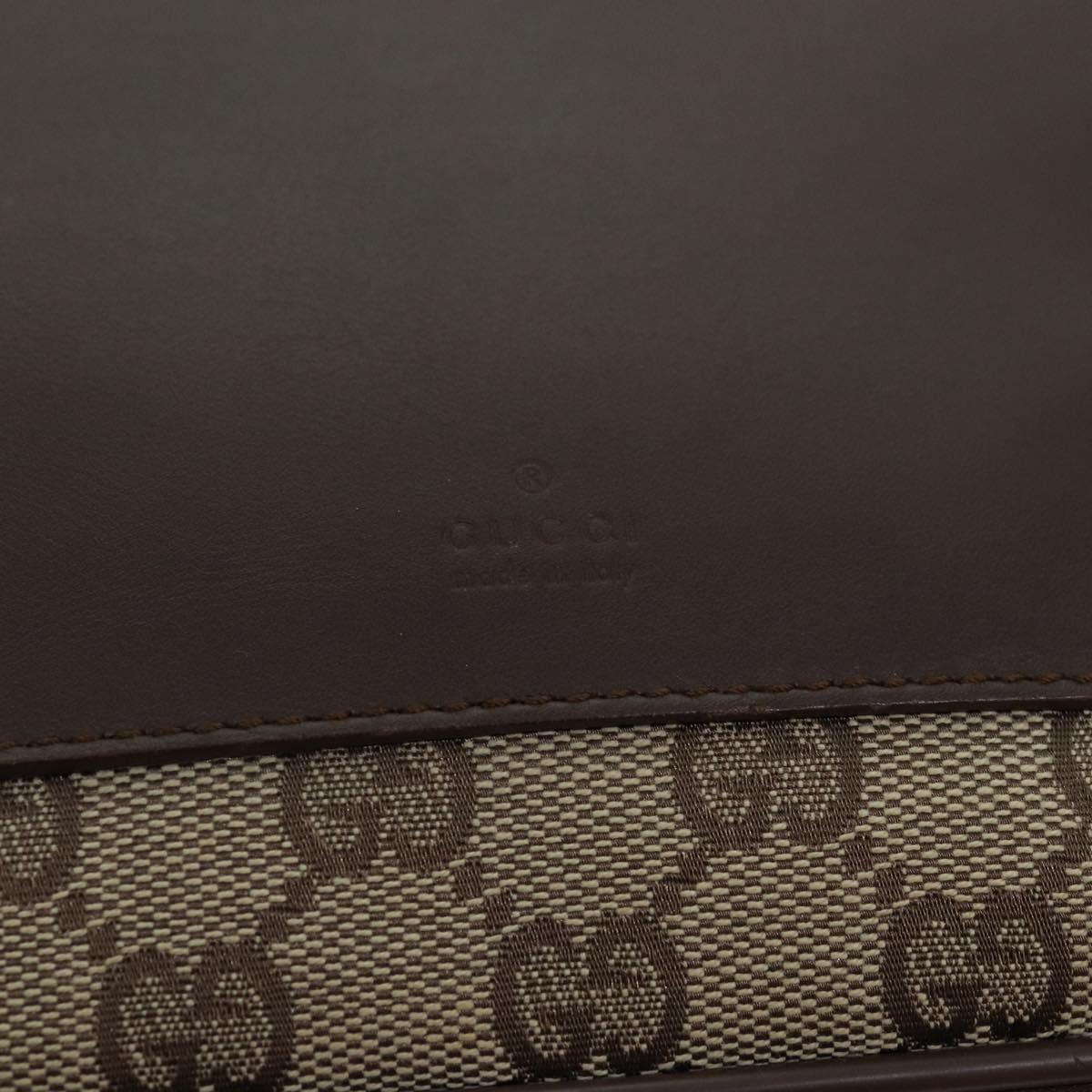 GUCCI GG Canvas Shoulder Bag Beige 019 0537 74979