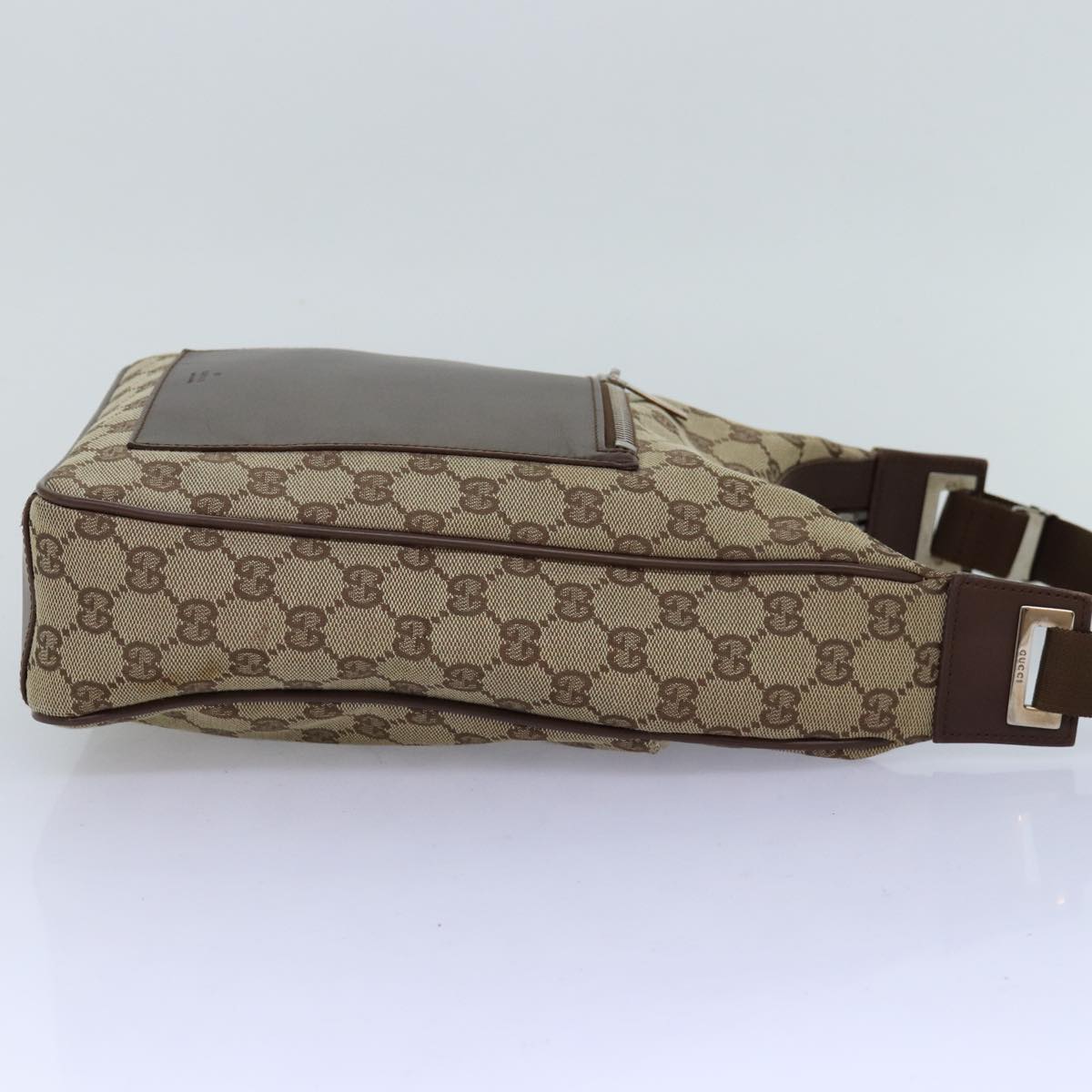 GUCCI GG Canvas Shoulder Bag Beige 019 0537 74979