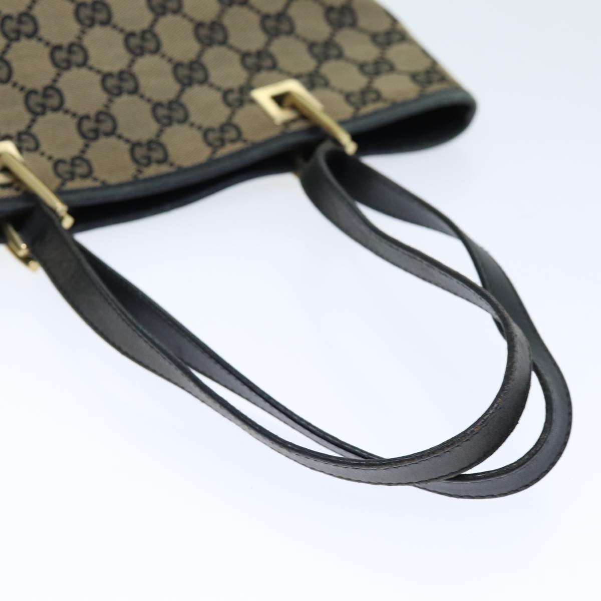 GUCCI GG Canvas Tote Bag Beige 002 1099 74982