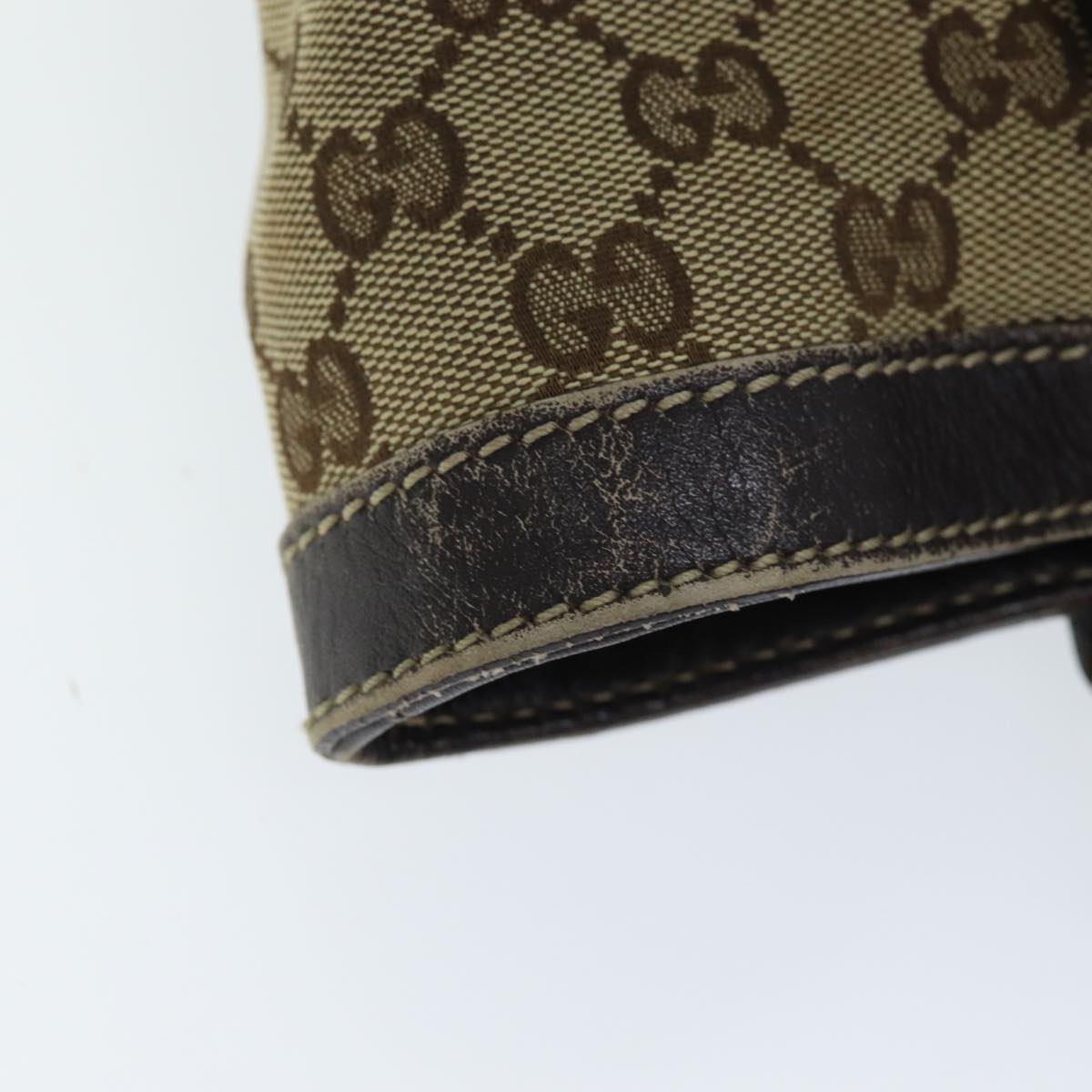 GUCCI GG Canvas Hand Bag Beige 211983 74988