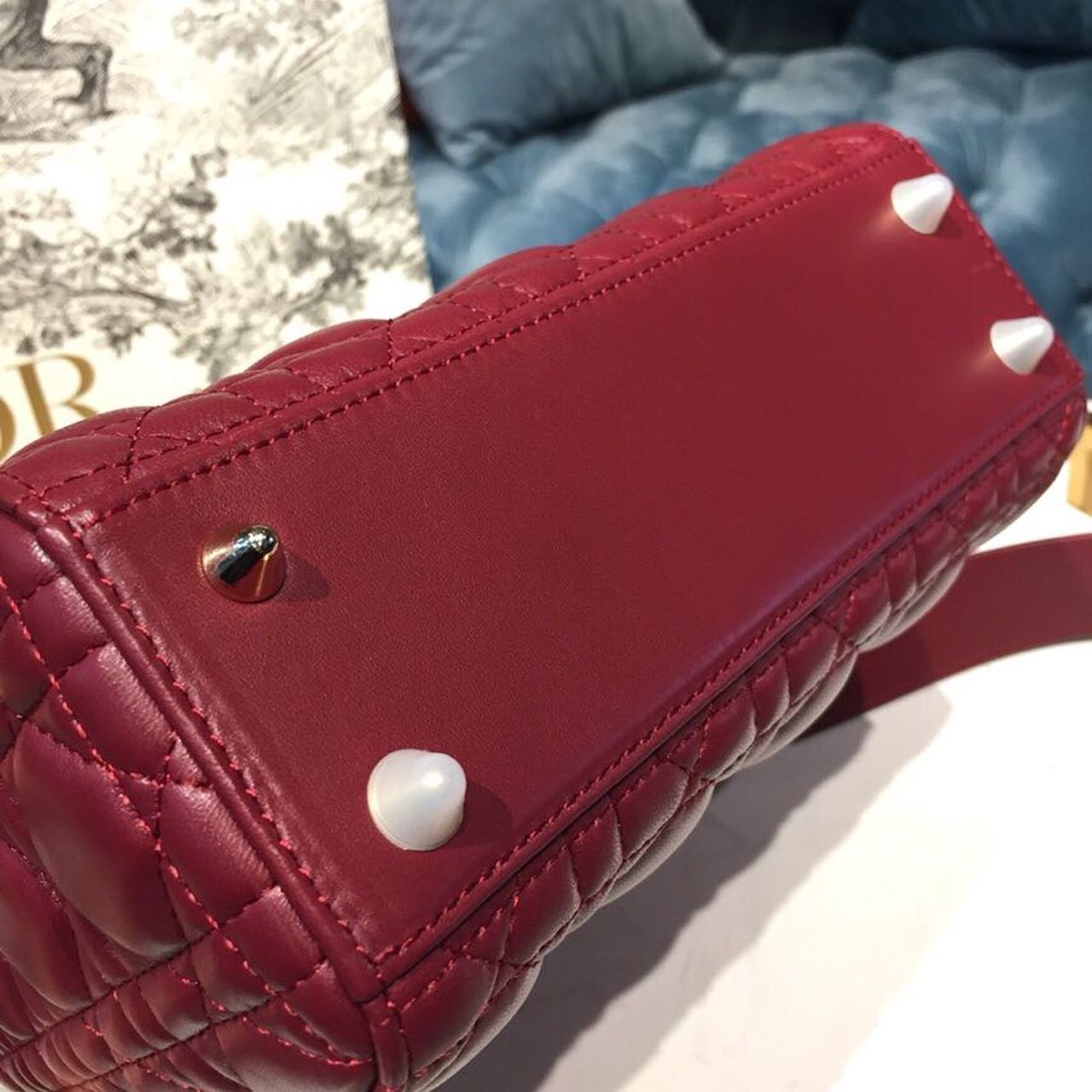 GLAMI Small Lady My ABCBag Cherry Red Cannage  For Women 20cm/8in CD