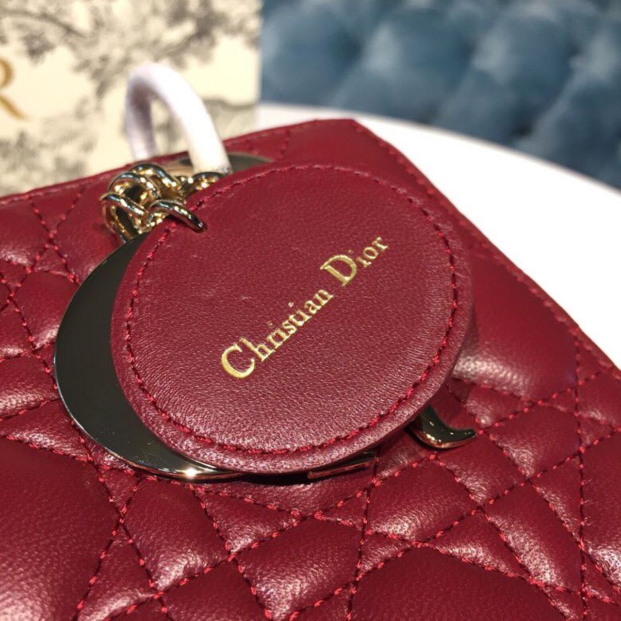 GLAMI Small Lady My ABCBag Cherry Red Cannage  For Women 20cm/8in CD
