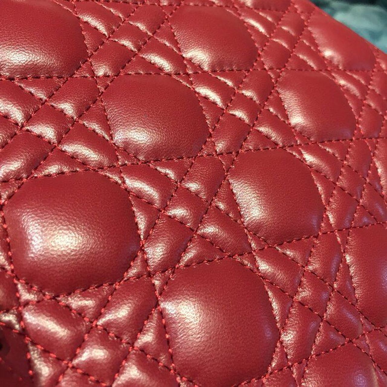 GLAMI Small Lady My ABCBag Cherry Red Cannage  For Women 20cm/8in CD