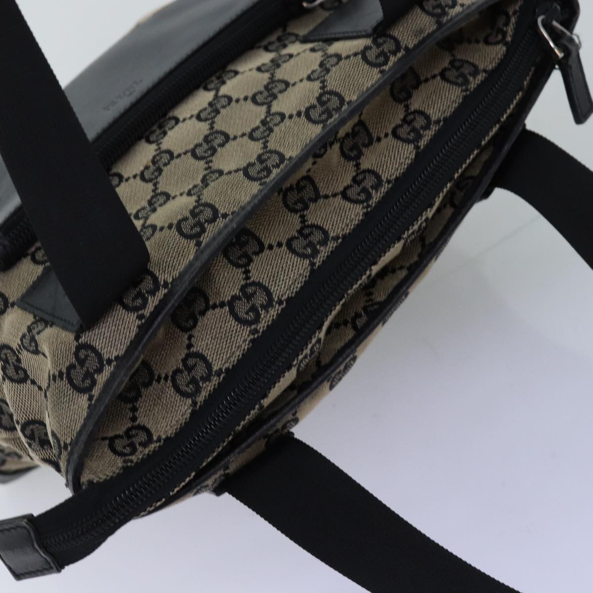 GUCCI GG Canvas Tote Bag Beige 019 0402 3754 75106