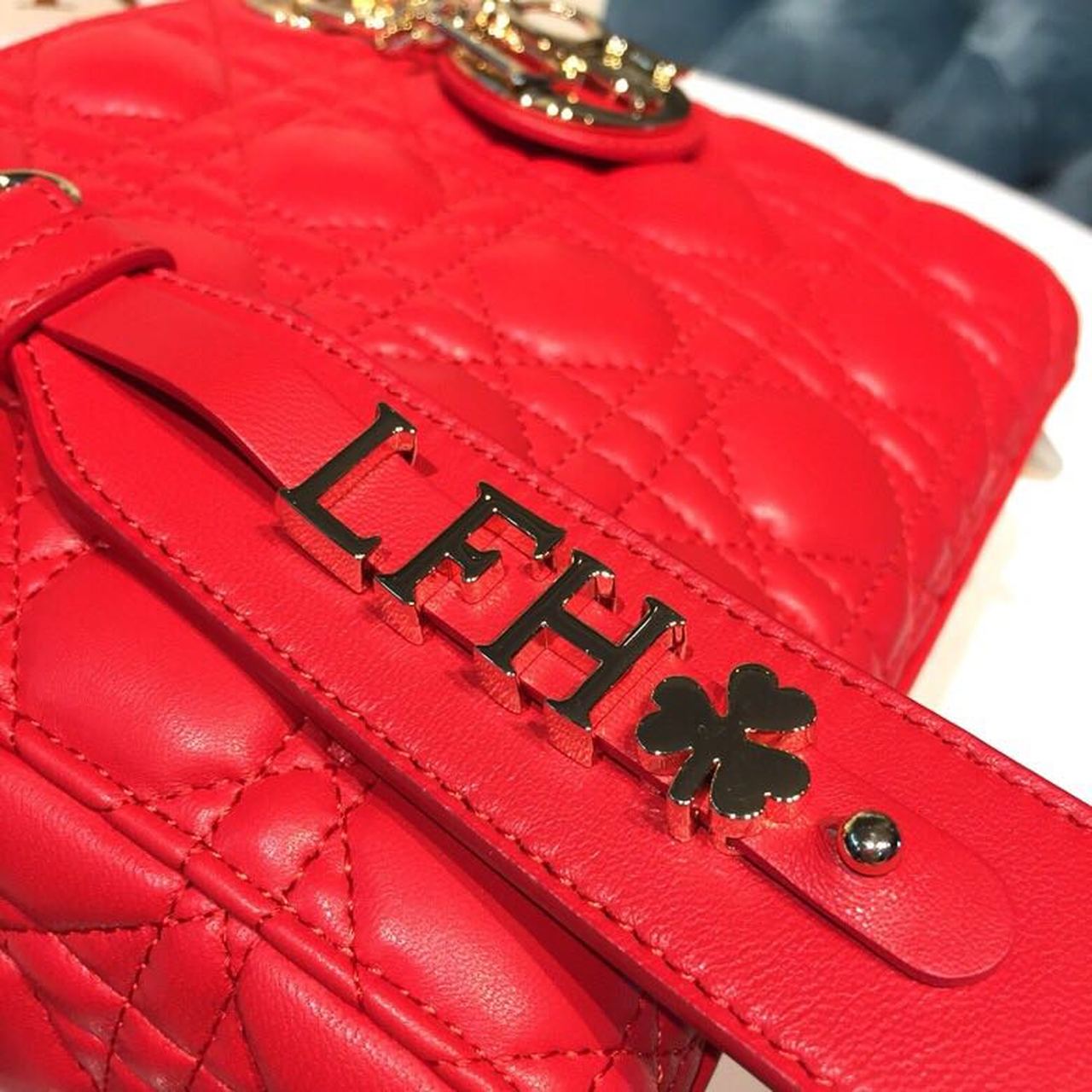 GLAMI Small Lady My ABCBag Dusty Red Cannage For Women 20cm/8in CD