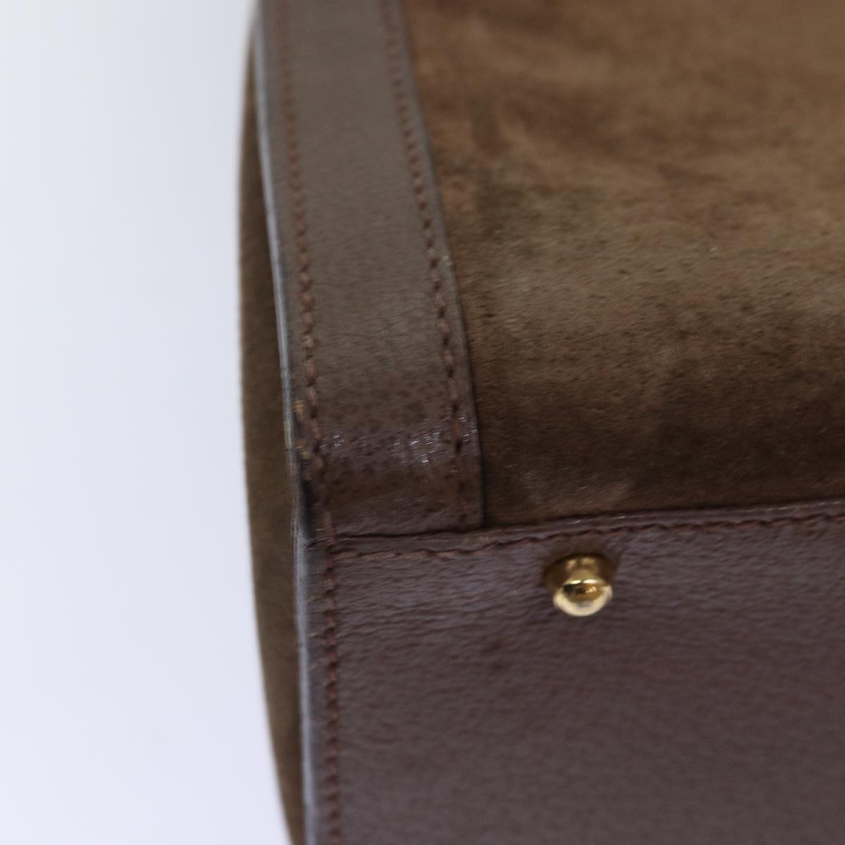 GUCCI Bamboo Tote Bag Suede Brown 002 2853 0260 0 75116