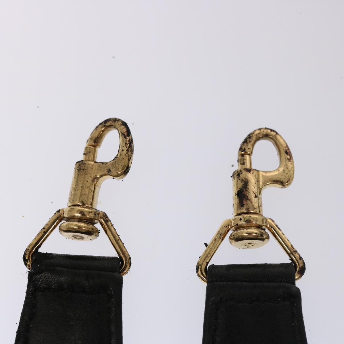 GUCCI Bamboo Hand Bag Leather 2way Black 001 123 1638 75140