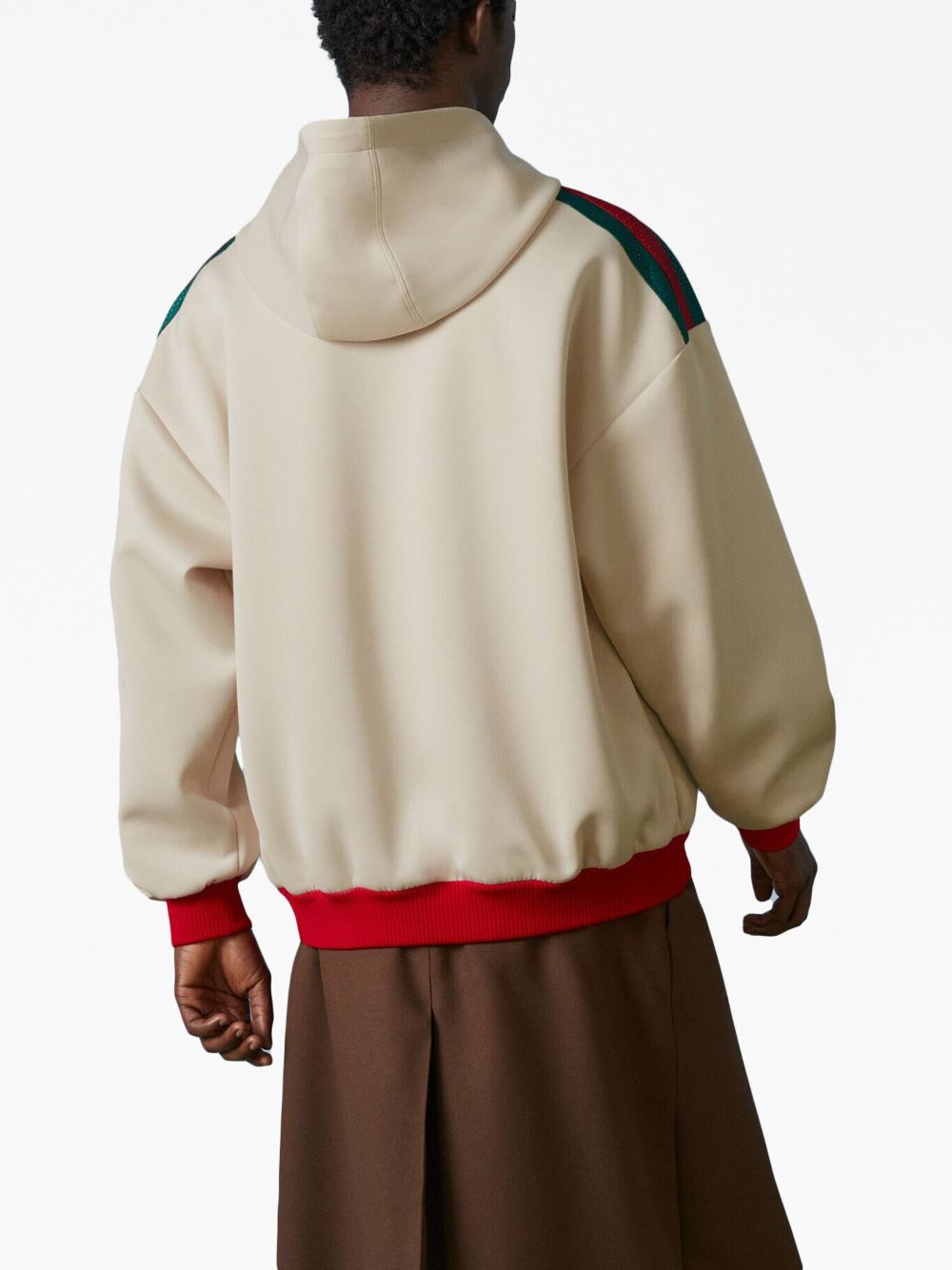 GUCCI Embroidered Logo-Detail Hoodie for Men
