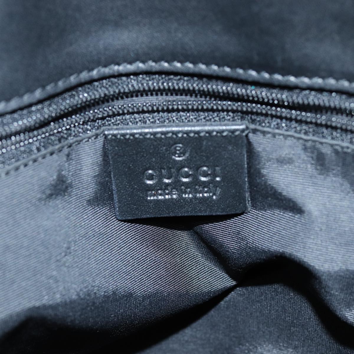 GUCCI GG Canvas Tote Bag Black 31243 75310