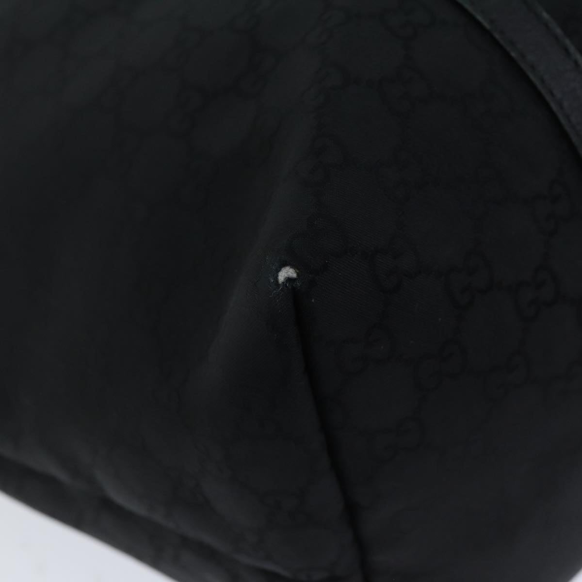 GUCCI GG Canvas Tote Bag Black 265696 75315