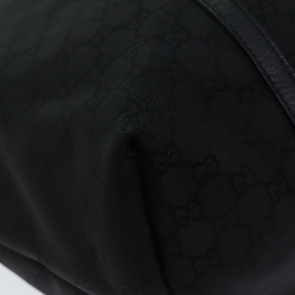 GUCCI GG Canvas Tote Bag Black 265696 75315