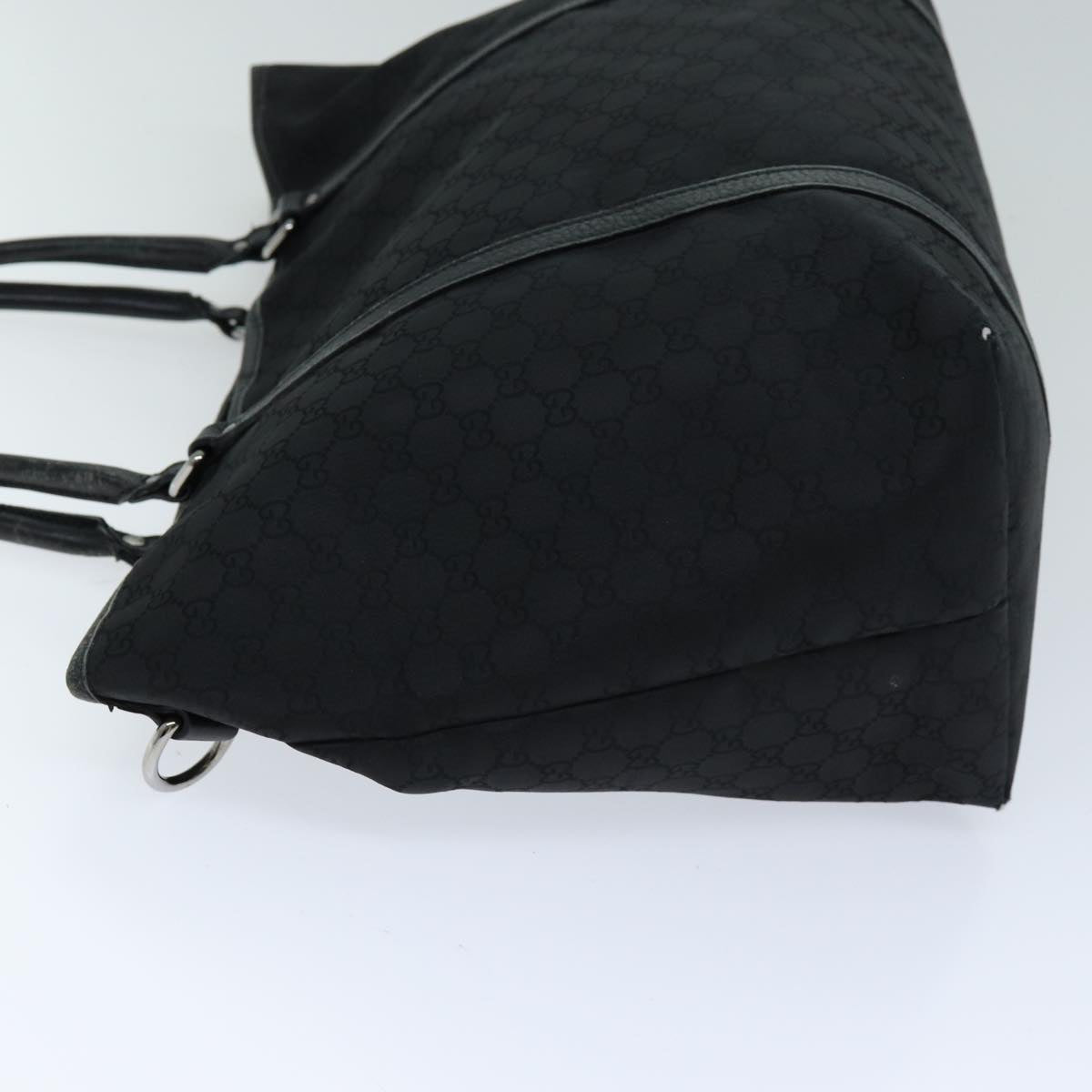 GUCCI GG Canvas Tote Bag Black 265696 75315