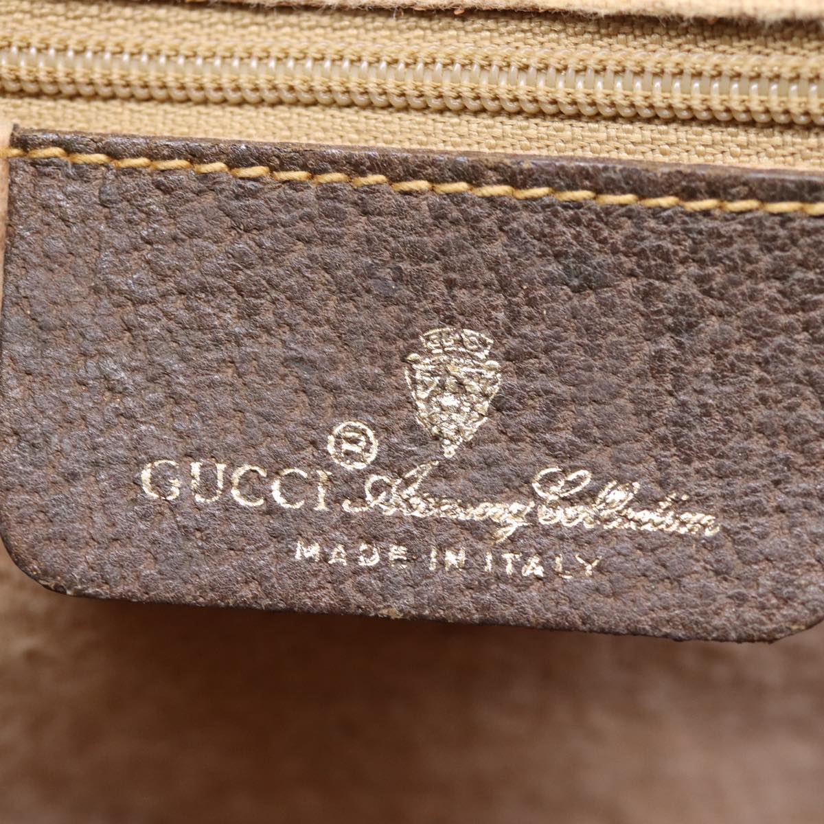 GUCCI GG Supreme Web Sherry Line Boston Bag PVC Beige Red 40 02 007 75319