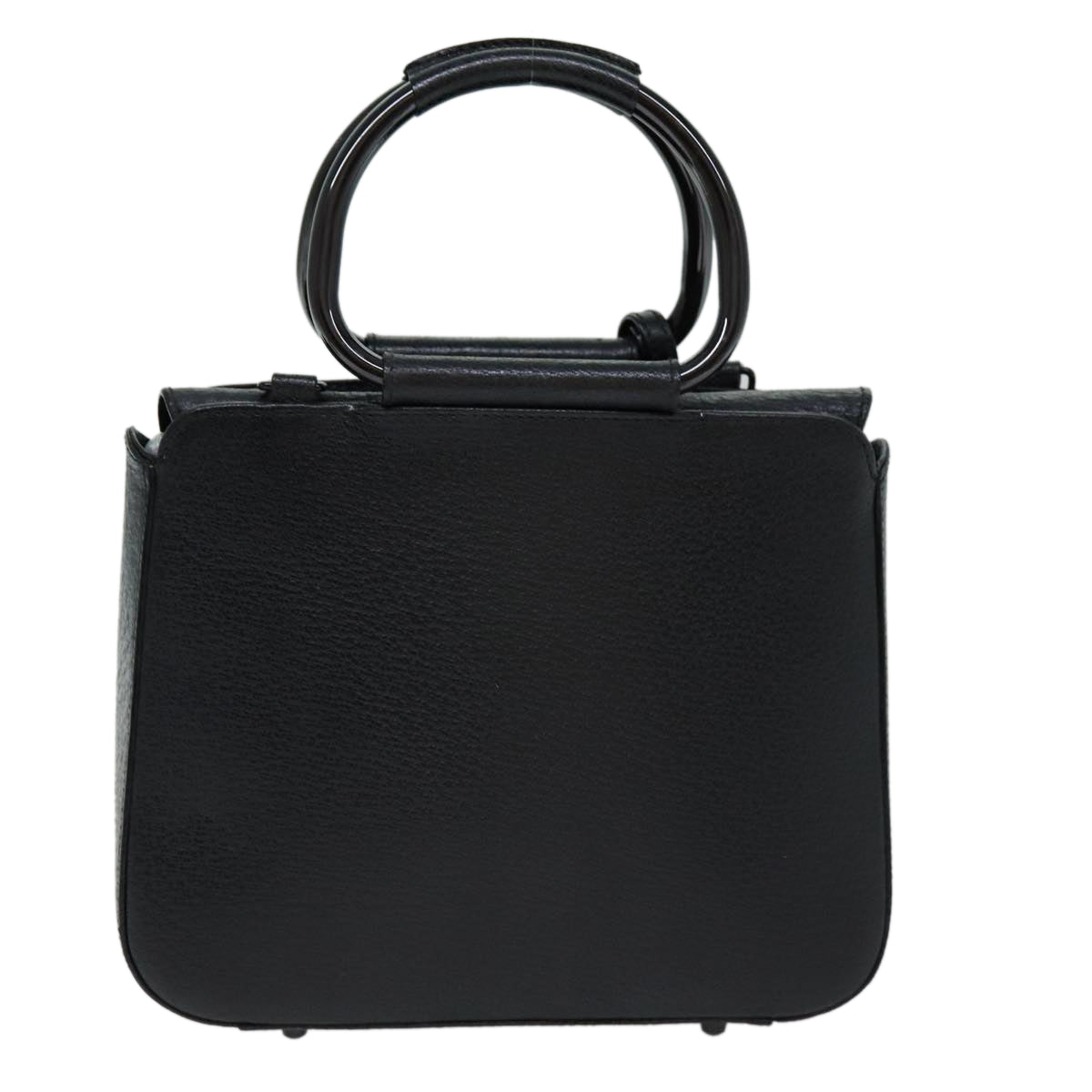 GUCCI Hand Bag Leather 2way Black 000 2058 3086 75404