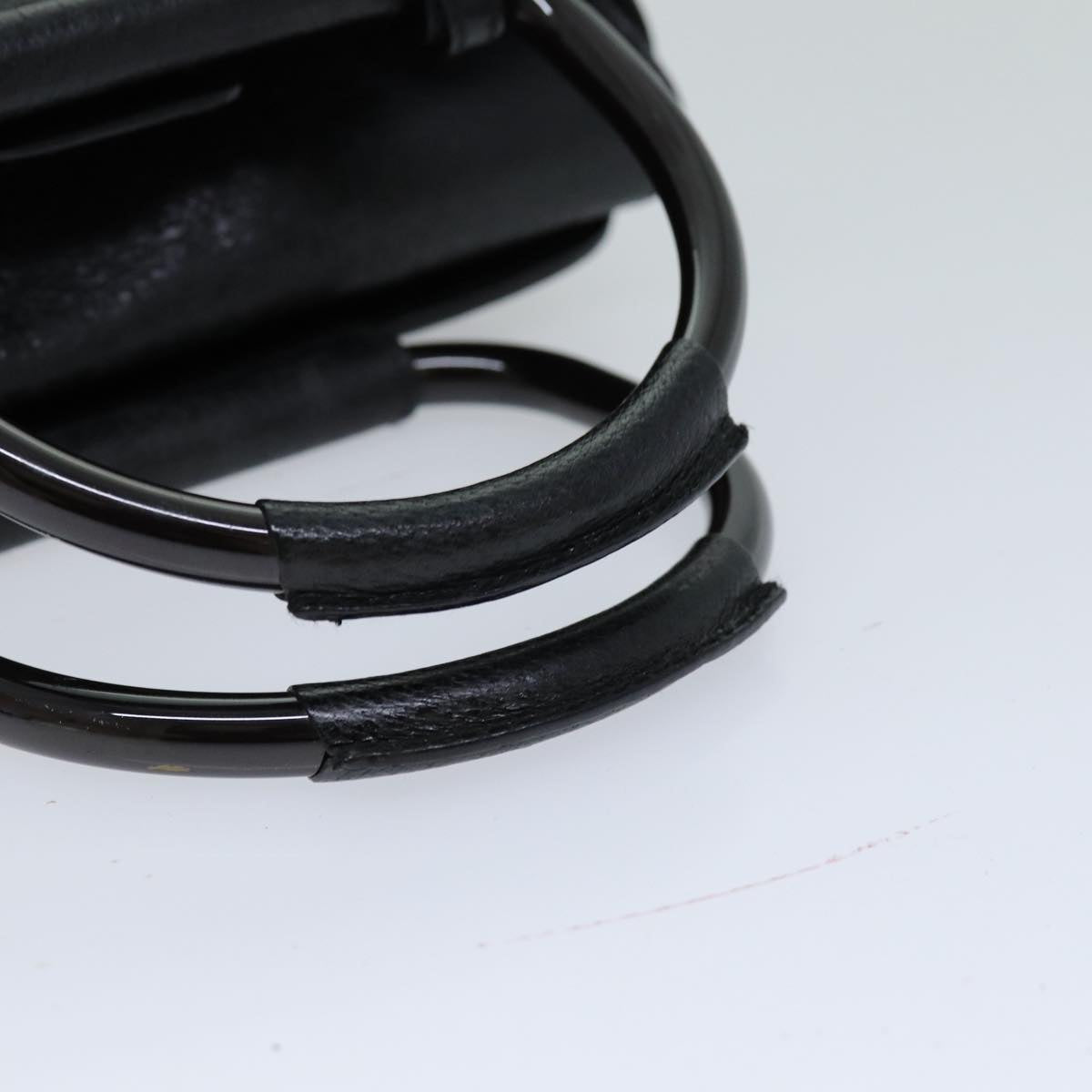 GUCCI Hand Bag Leather 2way Black 000 2058 3086 75404