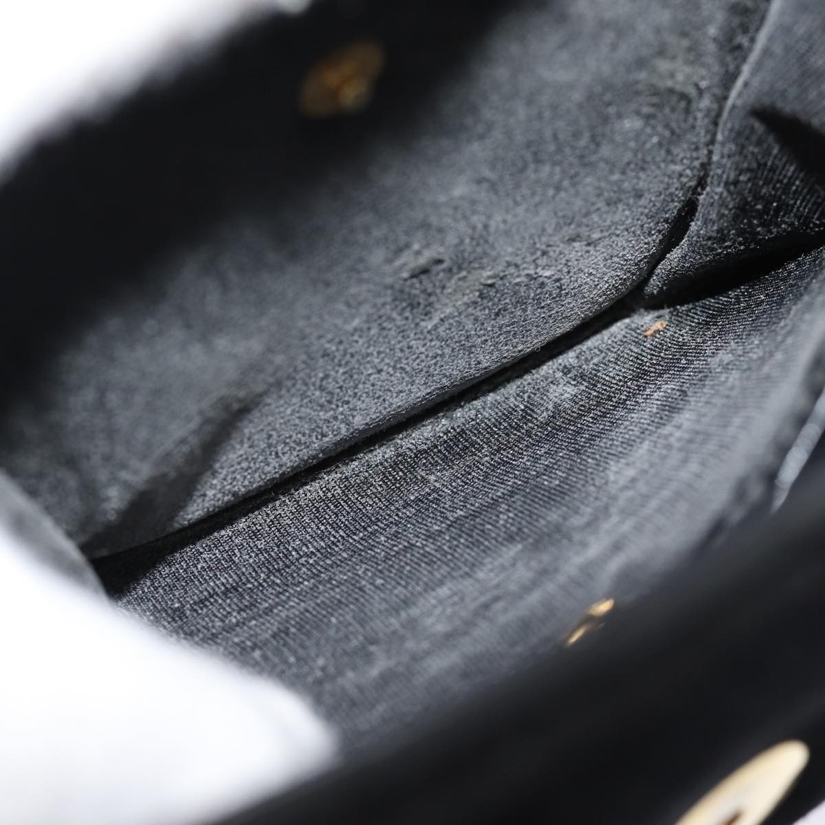 GUCCI Hand Bag Suede Black 001 2058 1928 0 75456