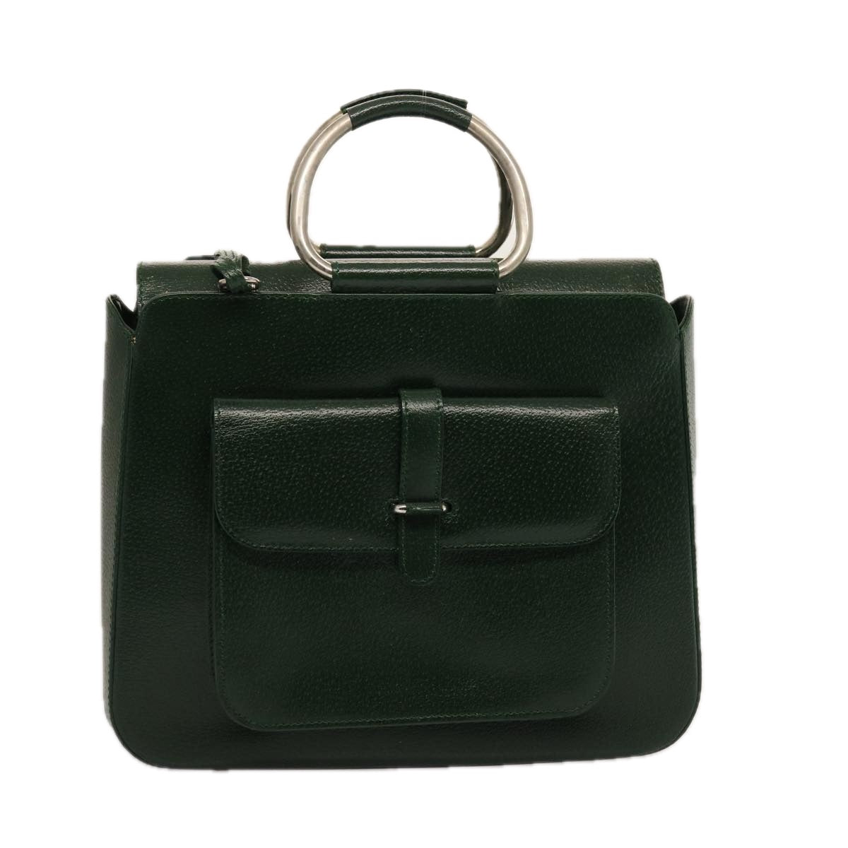 GUCCI Hand Bag Leather Green 000 2058 0307 75505