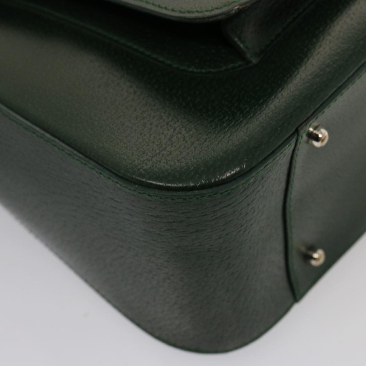 GUCCI Hand Bag Leather Green 000 2058 0307 75505