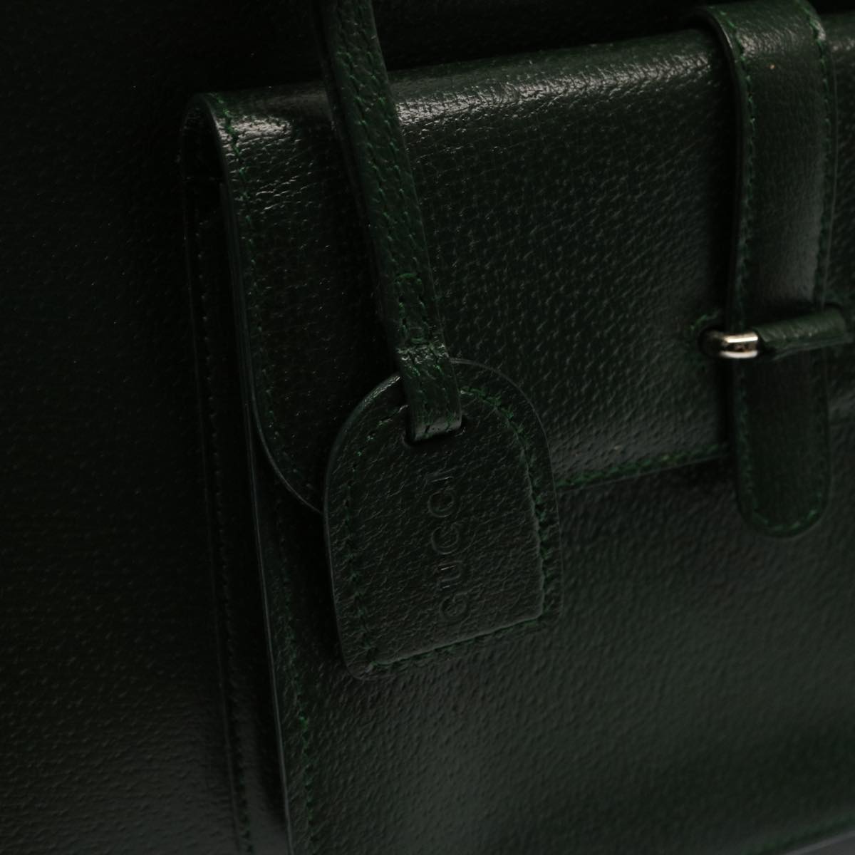 GUCCI Hand Bag Leather Green 000 2058 0307 75505