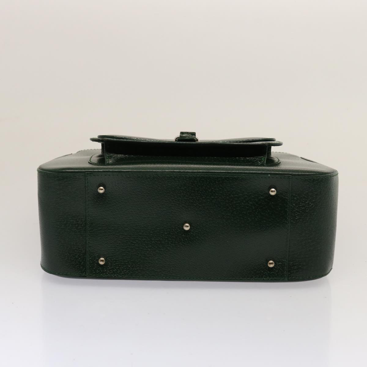 GUCCI Hand Bag Leather Green 000 2058 0307 75505