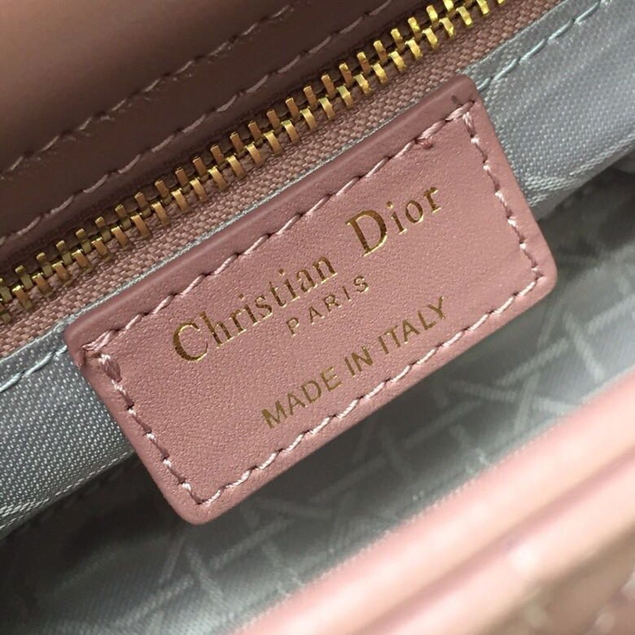 GLAMI Mini Lady Bag Gold Toned Hardware Dusty Pink For Women 18cm/7in CD