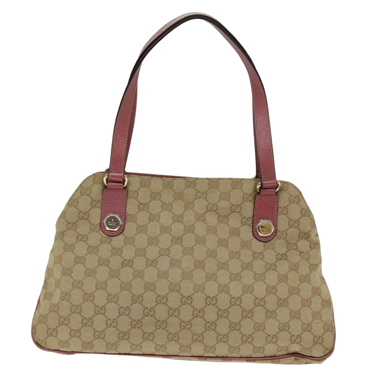 GUCCI GG Canvas Tote Bag Beige 163288 75592