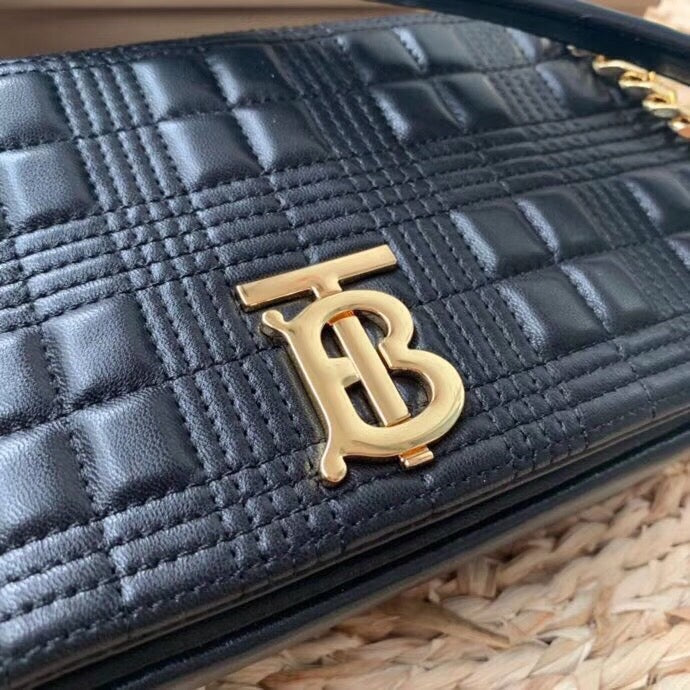 GLAMI Quilted MeGLAMIum Lola Bag Monogram Black For Women, Bags 11in/28cm 80217011