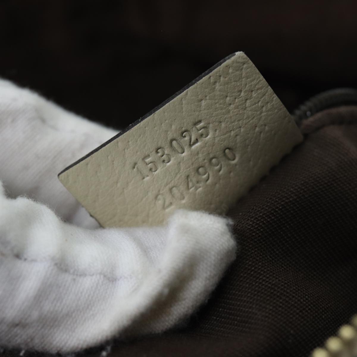 GUCCI GG Canvas Shoulder Bag Beige 153025 75622