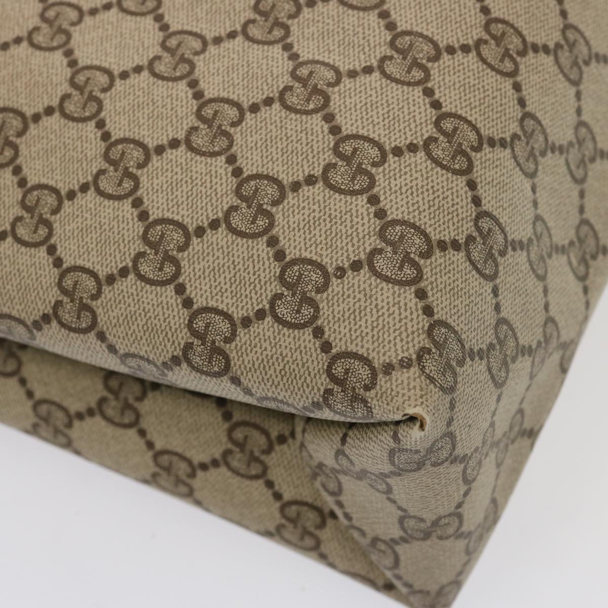 GUCCI GG Supreme Tote Bag PVC Beige 39 02 061 75624