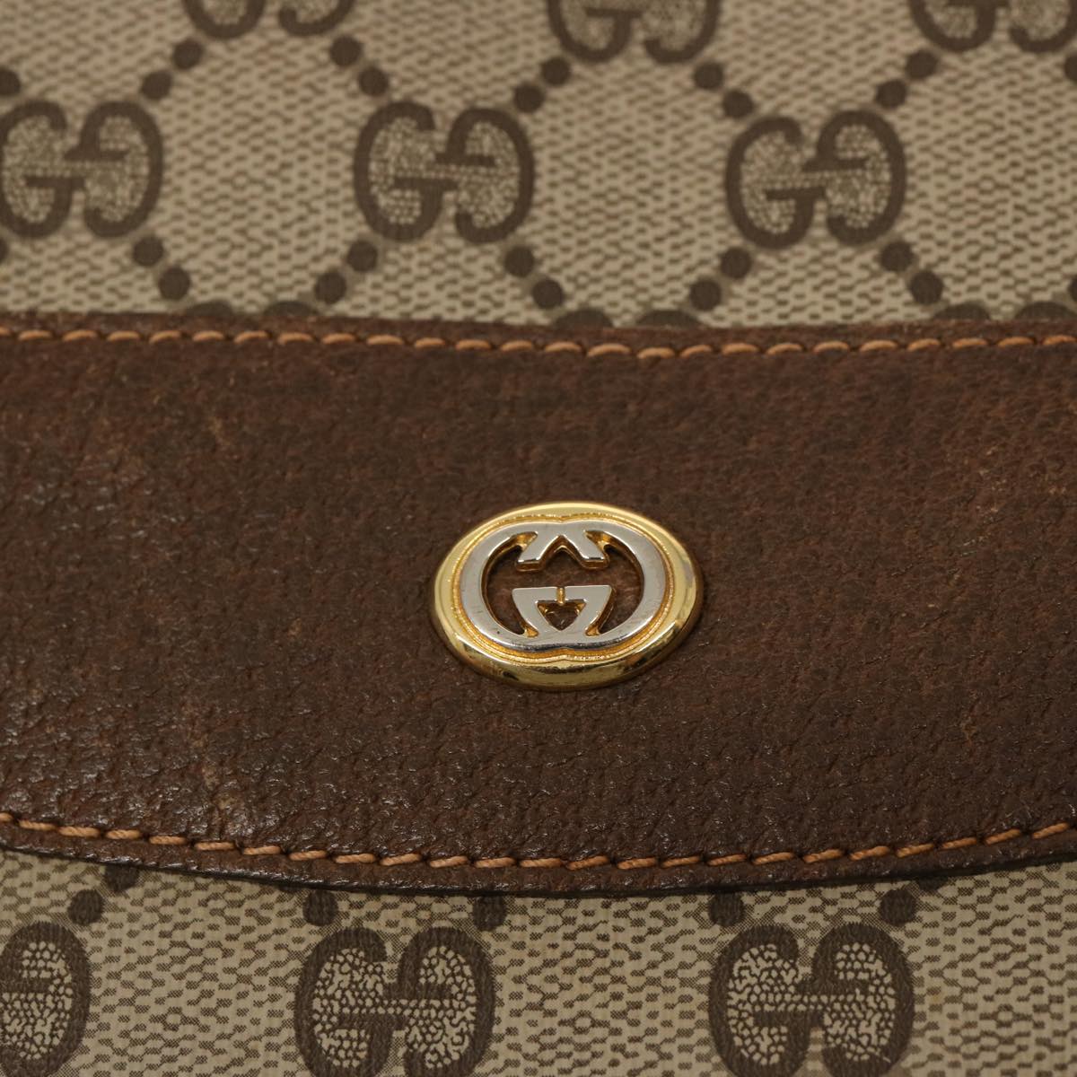 GUCCI GG Supreme Tote Bag PVC Beige 39 02 061 75624