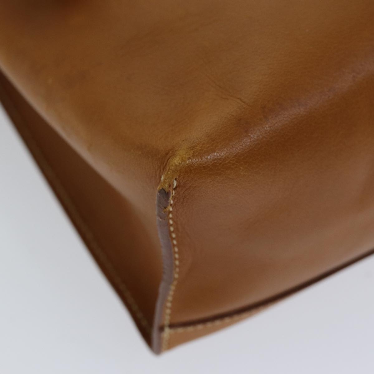 GUCCI Shoulder Bag Leather Brown 75672