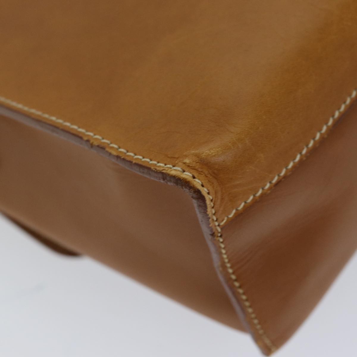 GUCCI Shoulder Bag Leather Brown 75672