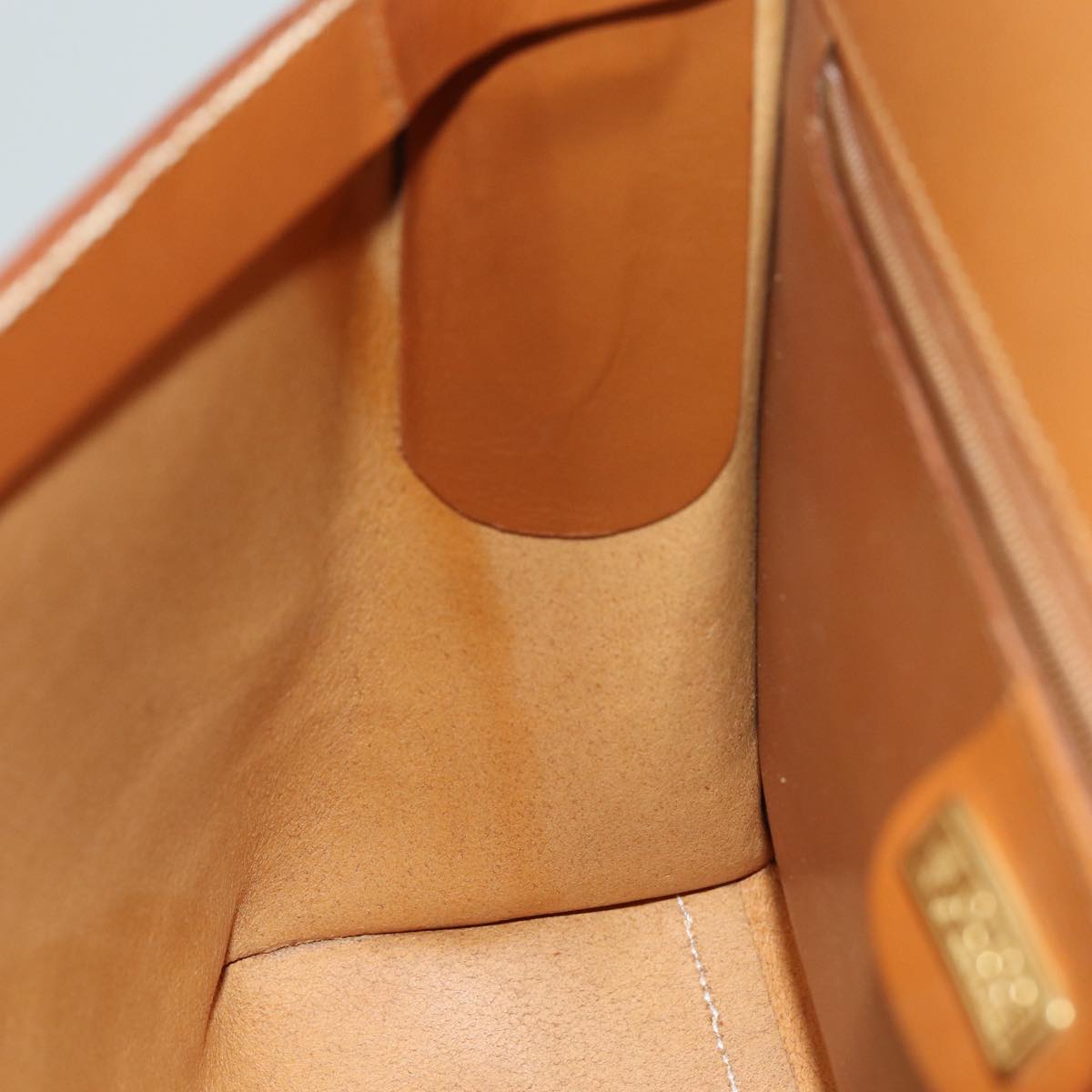 GUCCI Shoulder Bag Leather Brown 75672