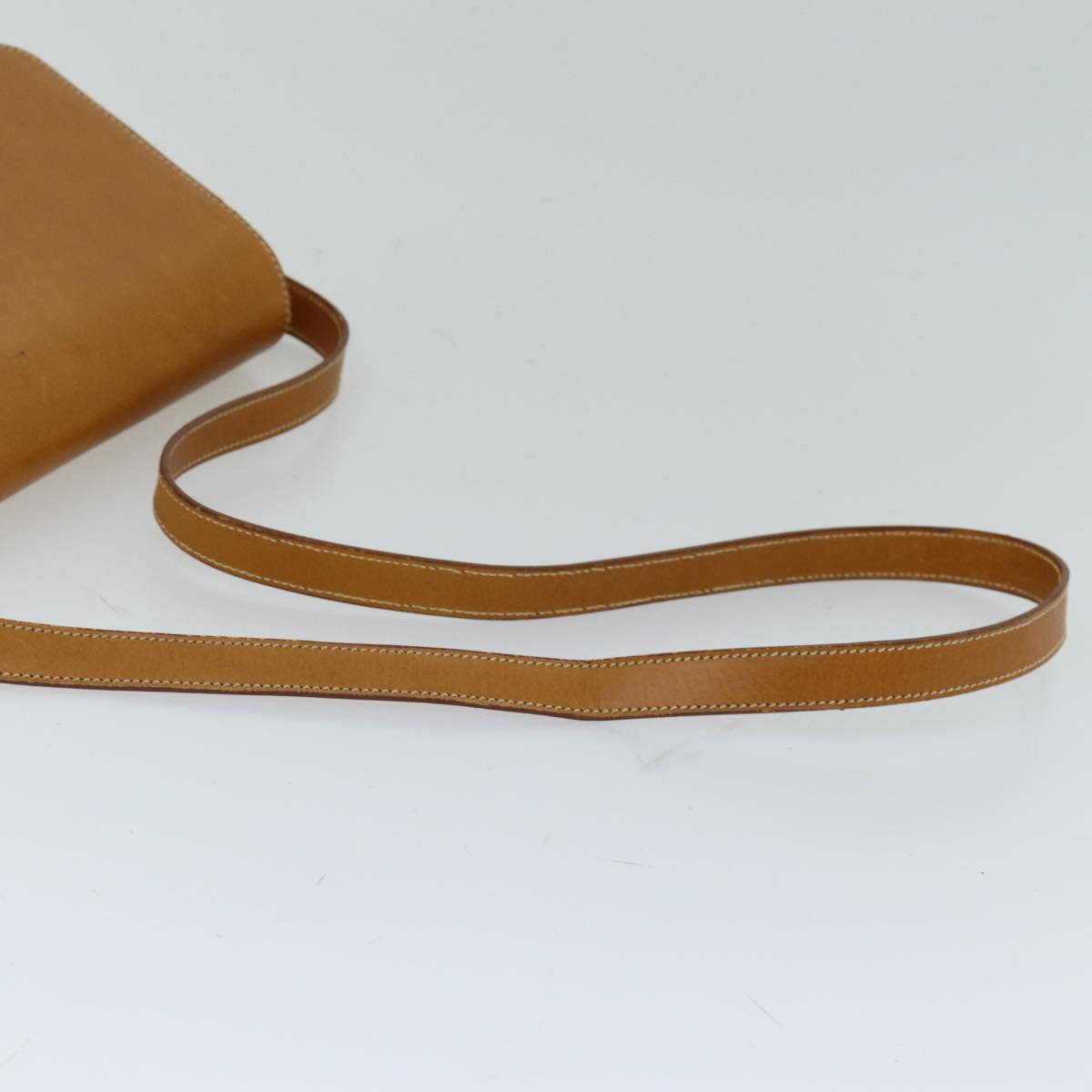 GUCCI Shoulder Bag Leather Brown 75672