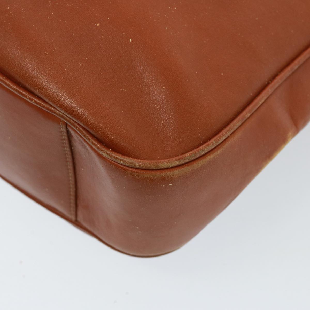 GUCCI Bamboo Shoulder Bag Leather 2way Brown 001 1014 1577 75676