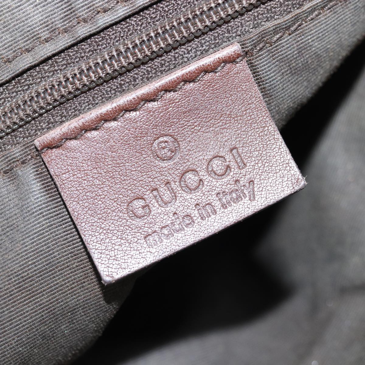 GUCCI GG Canvas Hand Bag Beige 30458 75831