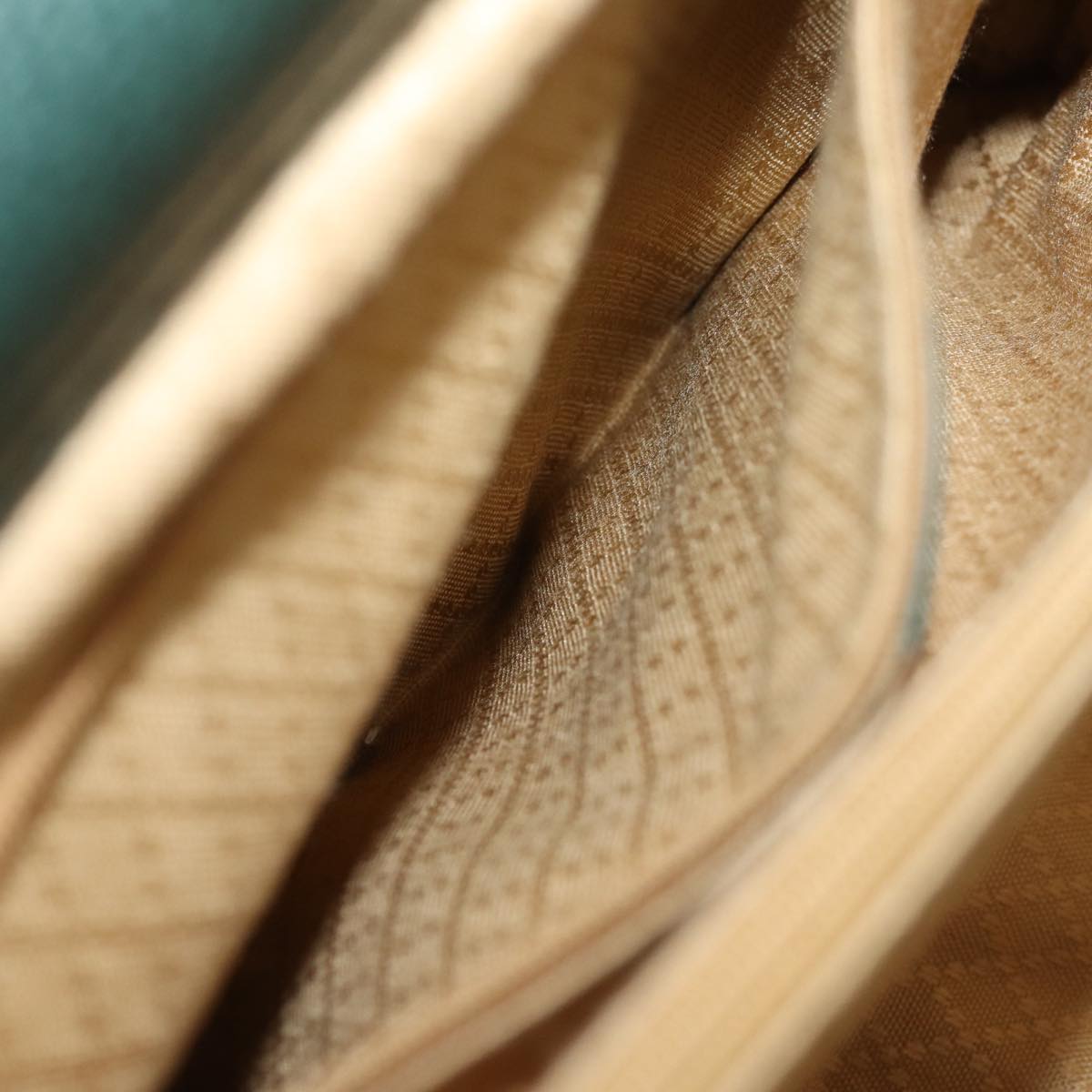 GUCCI Bamboo Tote Bag Suede Leather 2way Khaki 002 2855 0322 0 75836