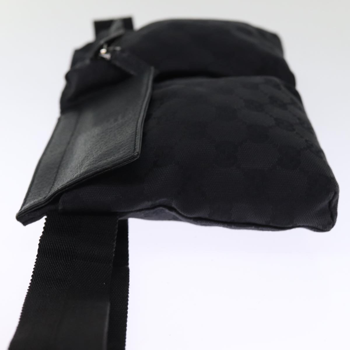 GUCCI GG Canvas Waist bag Black 75886