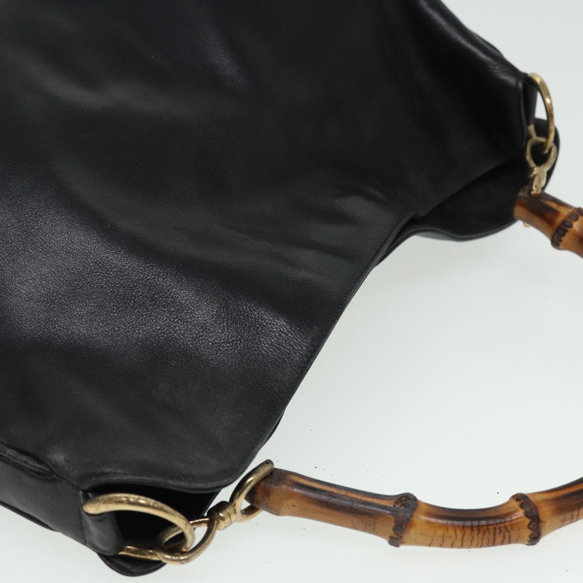 GUCCI Shoulder Bag Leather Black 001 0166 1577 75955